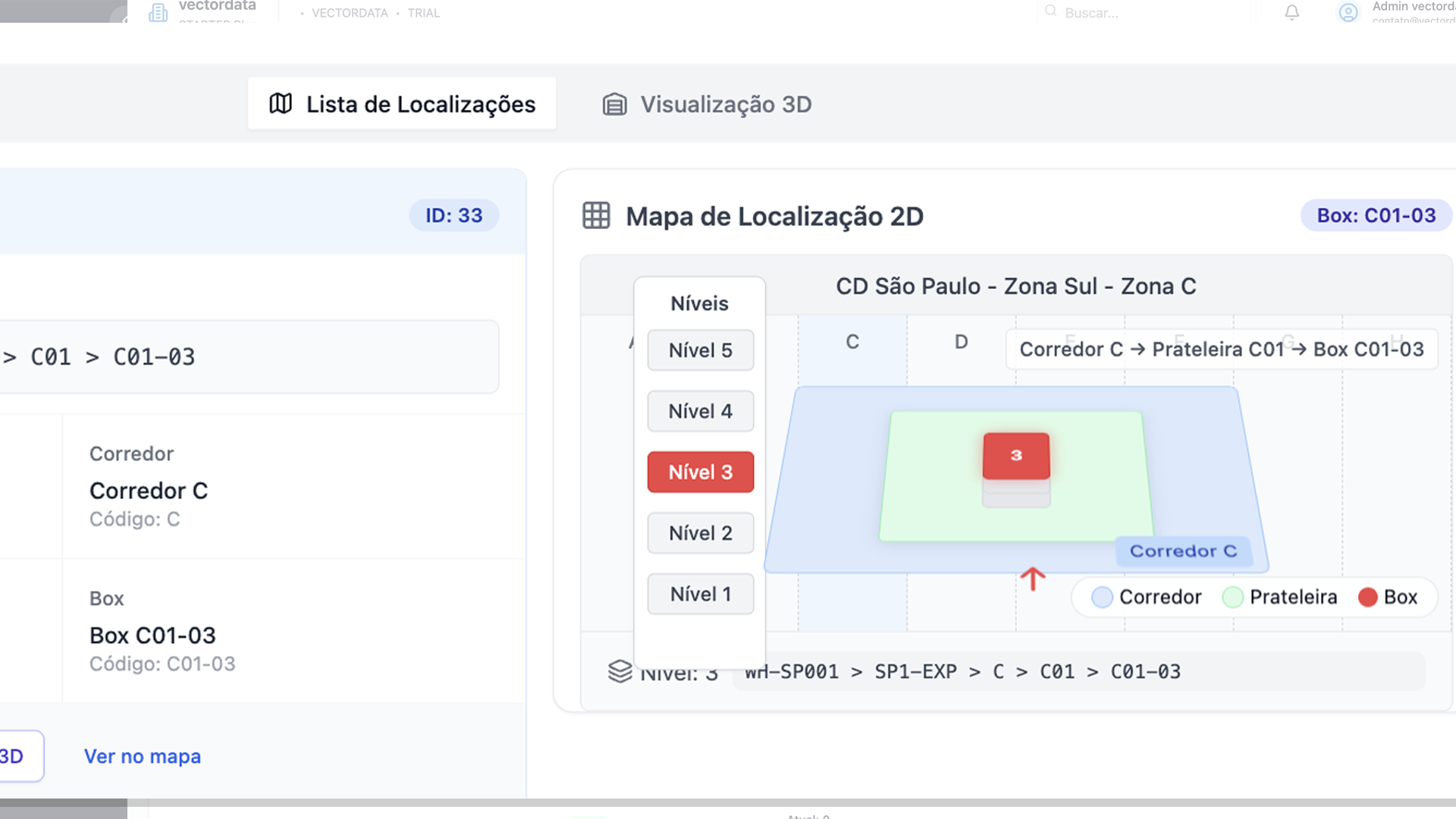 Armazenagem inteligente