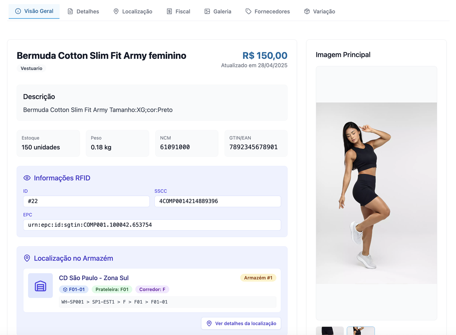 Sistema de endereçamento automático